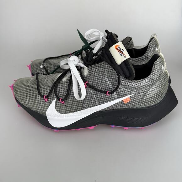 Nike Off-White Vapor Street Laser Fuchsia Wmn Size 12.5/M 11 US CD8178-001 - Picture 7 of 13